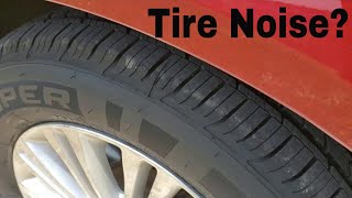 Tire Noise Comparison Stock Michelin vs Inexpensive Cooper Tires [upl. by Tjader713]