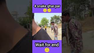 Aj Ghar me 4 snake a gye🙃🙃viralvideo shortvideo youtubeshorts souravjoshivlogs shorts [upl. by Av]