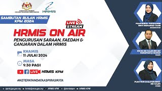 HRMIS ON AIR  PENGURUSAN SARAAN FAEDAH DAN GANJARAN DALAM HRMIS [upl. by Mosi]