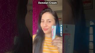 Demelan Cream review skincare shorts skincareroutine youtubeshorts [upl. by Annwahsal543]