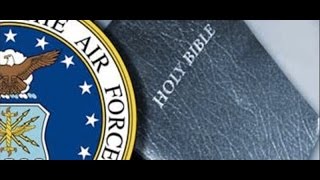 Air force Major Steve Lewis in hot water over bible [upl. by Cally]