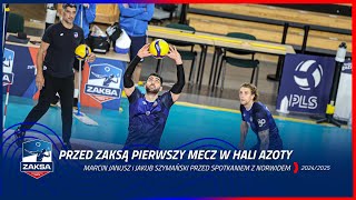 ZAKSA PRZED PIERWSZYM MECZ W HALI AZOTY  Marcin Janusz i Jakub Szymański [upl. by Bornstein]