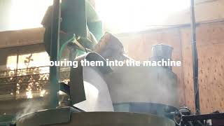 How is our cutting discs be made Raw material mixing [upl. by Bluma]