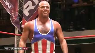 Kurt Angle vs Zack Sabre Jr RevPro Wrestling [upl. by Gnanmas501]