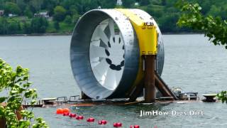 Launching a GIANT TURBINEBay of Fundy Tidal Power [upl. by Hitt]