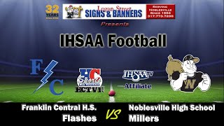 Franklin Central vs Noblesville  IHSAA Football [upl. by Annaet]