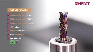 HPMT Endmill XQ Alu Cutters now comes with DLC Coating [upl. by Attiuqaj]