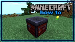 How to Craft and Use a Smithing Table in Minecraft [upl. by Murage59]