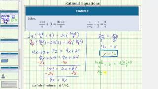 Solve Basic Rational Equations [upl. by Freddie]