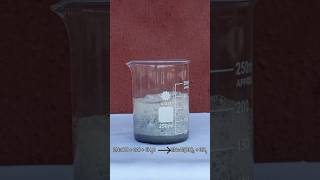 Sodium hydroxide and aluminum science exothermicreaction experiment scienceexperiment [upl. by Jermaine]