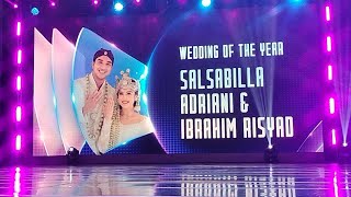 Salsabila adriani dan ibrahim risyad dapat piala infotainment sctv awards 2024 [upl. by Winters176]