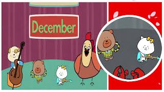 Months of the year  english song for kidsMeses del año  Canción inglesa para niños ACAPELLA [upl. by Vil]