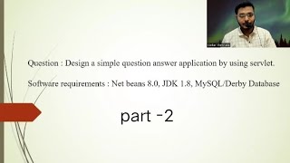 “Building a QuestionAnswer Web App with Java Servlets and JDBC” part2 [upl. by Asilla360]