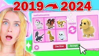 Trading ONE LEGENDARY For EVERY YEAR In Adopt Me Roblox [upl. by Eanel]