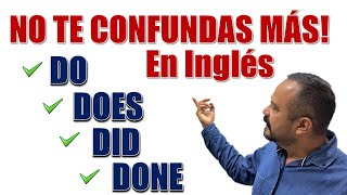 ¡No Más Confusión Aprende a usar DO  DOES  DID DONE en INGLES en Minutos [upl. by Nahtnoj]