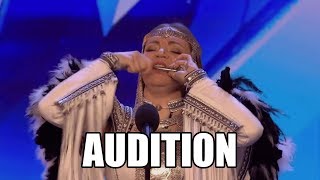 Olena Uutai Britains Got Talent 2018 Audition｜GTF [upl. by Annalee]