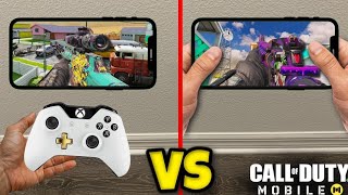 Fingers Vs Controller WHICH IS BETTER COD Mobile [upl. by Atinnor]