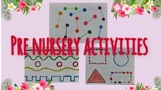 Preschool Activity Fine Motor Skill Activity for Kindergarten Nursery Activity [upl. by Lebatsirhc]