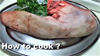 How to cook beef tongue how to peel beef tongue [upl. by Enaols291]