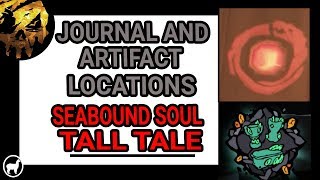 All Journal and Artifact Locations for The Seabound Soul Tall Tale  Sea of Thieves [upl. by Temhem]