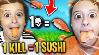 1 KILL  1 SUSHI EN DUO SUR FORTNITE BATTLE ROYALE [upl. by Lynett]