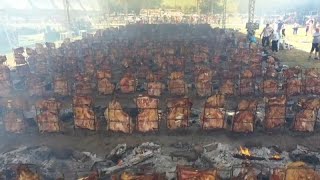 Brazilian city claims worlds biggest barbecue ever [upl. by Maggio]