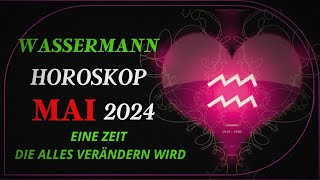 Wassermann Horoskop für Mai 2024 Ein glückliches Zusammentreffen von Umständen [upl. by Gross307]