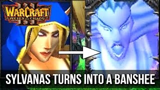 Warcraft 3 Story ► Arthas Turns Sylvanas into a Banshee  Undead Campaign [upl. by Etteniuq]