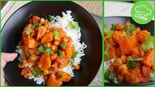 Süßkartoffel Curry mit Kokosmilch  einfach  Veggie Wednesday [upl. by Harpole]