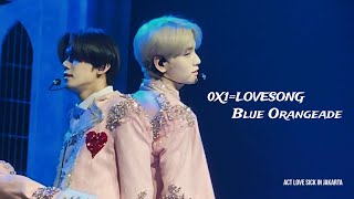 221012 0X1LOVESONG  Blue Orangeade TXT 투모로우바이투게더 Act Love Sick in Jakarta [upl. by Anileuqcaj]