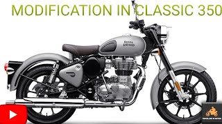 Modification In Classic 350 Bs4  Travelling In Nation  Motovlogging [upl. by Nole947]