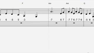 The Foggy Dew with chromatic harmonica tabs [upl. by Ssew990]