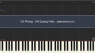 Cô Phòng  Hồ Quang Hiếu X Huỳnh Văn  Official Piano Music Sheet [upl. by Weld]