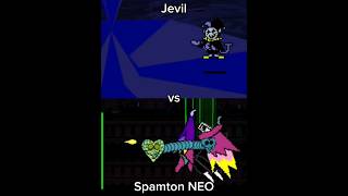 Jevil vs Spamton NEO Deltarune [upl. by Shantee]