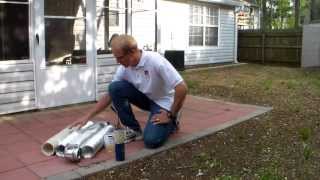 Dryer vent tube fire safety test [upl. by Gauntlett]