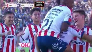 Gol de Germán Berterame  San Luis 11 Pachuca  Liga BBVA MX  Grita México C22  Cuartos de Final [upl. by Warton]