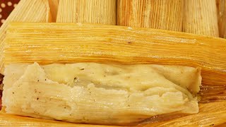 TAMALES VERDES DE POLLO CON RAJAS [upl. by Barthol]