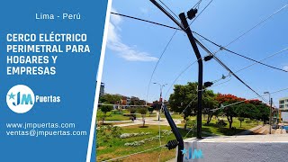 Instalación de Cerco eléctrico para casas empresa y más  JMPuertas automáticas [upl. by Alilad]