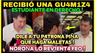 Pensó que Podía con Noroña Estudiante de Derecho El Senador le Cerró el H0C1C0 [upl. by Seuqirdor]