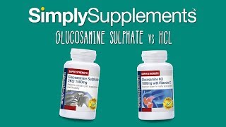 Glucosamine Sulphate Vs Glucosamine Hydrochloride  What is Best [upl. by Ashley386]