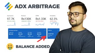 Earn Money From Google Adx  Google Adx Earning Proof  Adx Arbitrage With RollerAds Traffic [upl. by Analos]