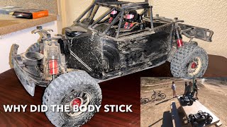 New Arrma Mojave 4S Testing The Body Sticking To The Chassis What’s The Problem [upl. by Park]