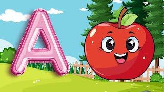 A Apple Song  Inspired By ABC song Gracies Corner  Nursery Rhymes  Kids Songs [upl. by Tini]