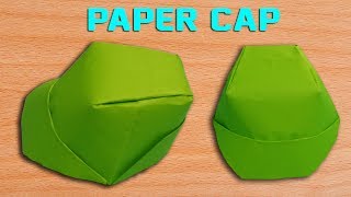 How To Make a Paper Cap  DIY Origami Hat Making Simple and Easy [upl. by Rasia]