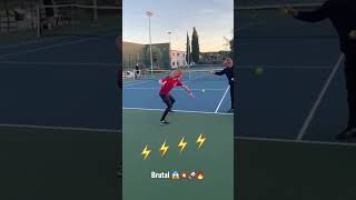 Our favorite BWEH video Andrey Rublevs racket head speed is crazy 💥 [upl. by Bolan]