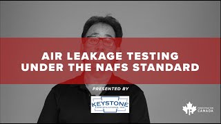 Fenestration 101  Air Leakage Testing Under the NAFS Standard [upl. by Assenov]