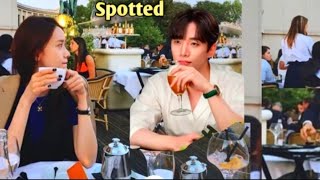 Lee Junho and Imyoona Spotted Having a Drink in a RestaurantConfirmed Dating in Real Life [upl. by Anaehr]