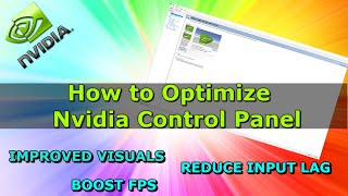 Optimize Nvidia Control Panel  Gaming amp Streaming 2020 [upl. by Straub]