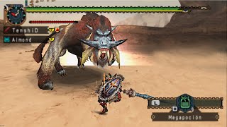 Blangonga Cobre Primer Enfrentamiento  Monster Hunter Freedom Unite [upl. by Oijres]