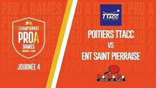 PRO A DAMES  J4  POITIERS TTACC vs ENT SAINT PIERRAISE [upl. by Winnie891]